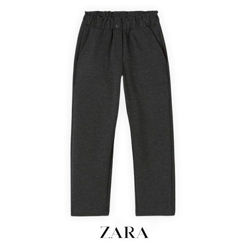 ZARA Kids | Anthracite Gray | HERRINGBONE PANTS